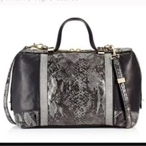 Juicy Couture BOUTIQUE Hansen Wild Ones Large Leather Tote Black NWT